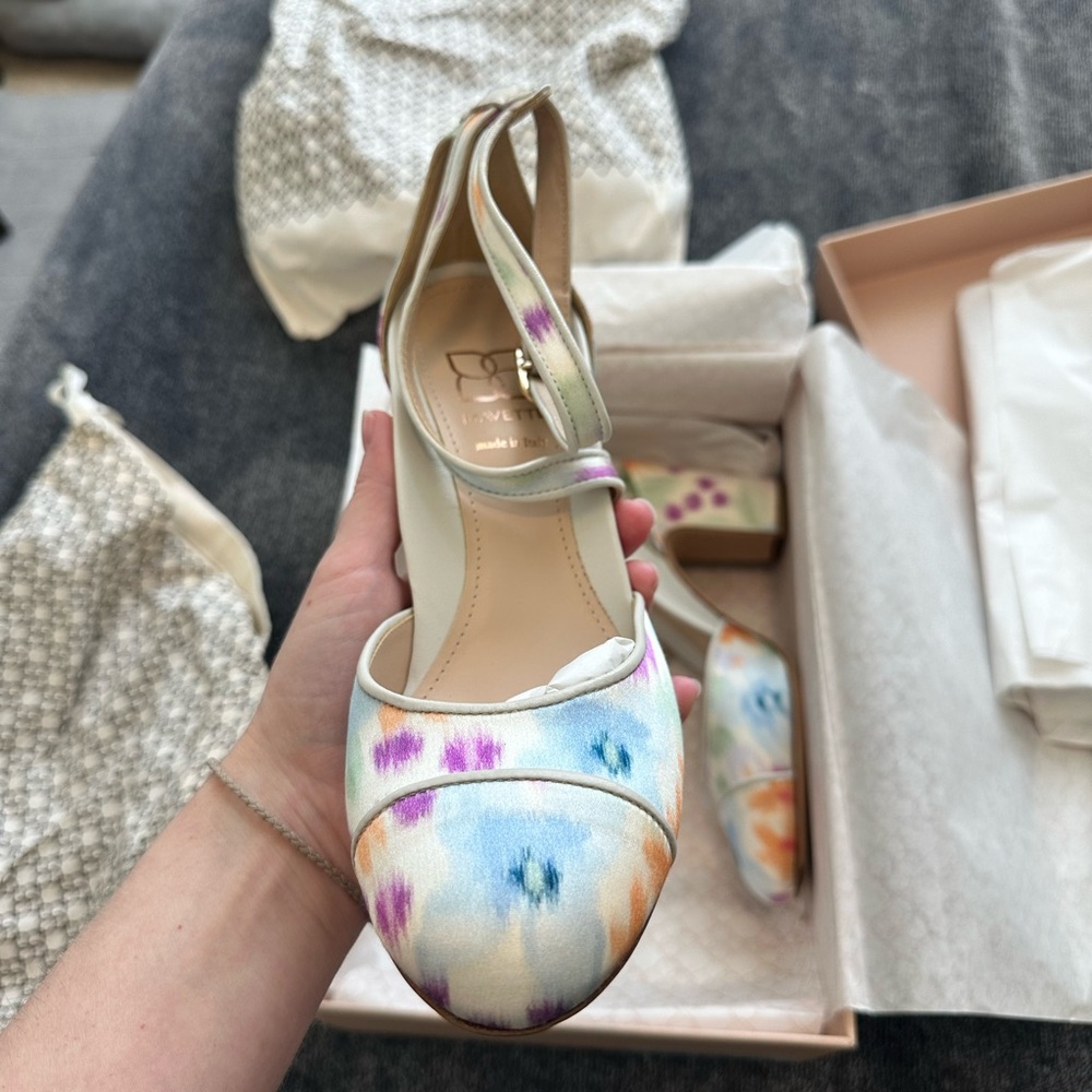 Classy Multicolor Women's Heels - Picture 5 of 12